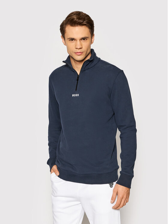 Boss zapper discount half zip sweatshirt