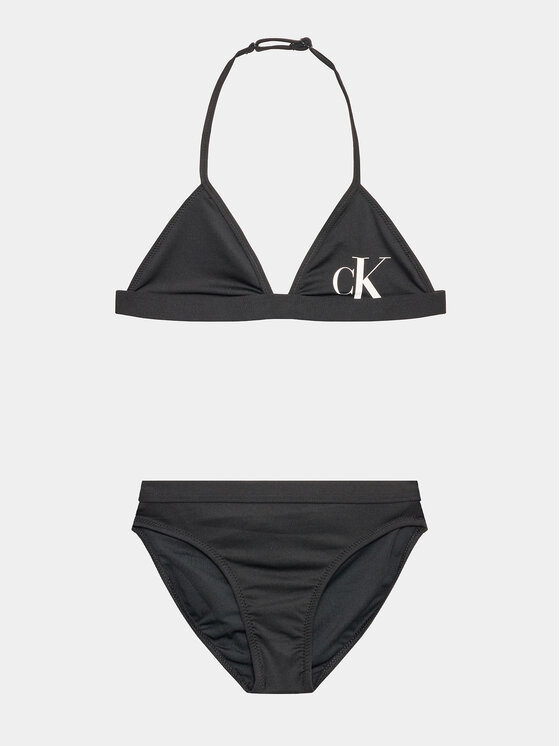 Calvin Klein Swimwear Бански костюм KY0KY00028 Черен