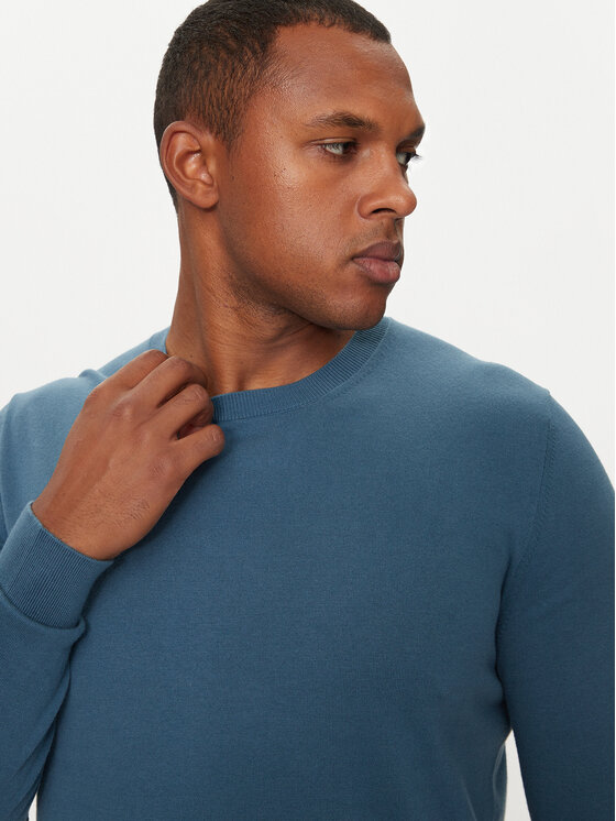 Sisley Sisley Πουλόβερ 10F2S1C78 Μπλε Slim Fit