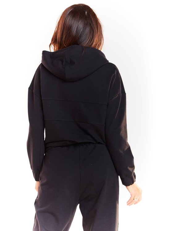 Infinite You Infinite You Mikina M228 Čierna Basic Fit