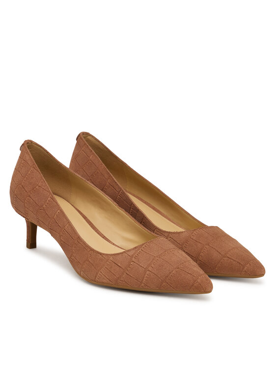 MICHAEL Michael Kors MICHAEL Michael Kors Lodičky Alina Flex Kitten 40S6HNMP1S Hnedá