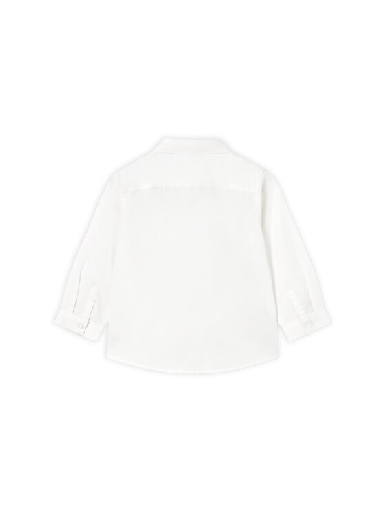 Mayoral Mayoral Camicia 124 Bianco Regular Fit