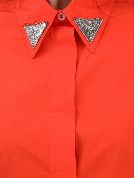 PINKO PINKO Camicia PESCARA CAMICIA POPELINE Arancione Regular Fit