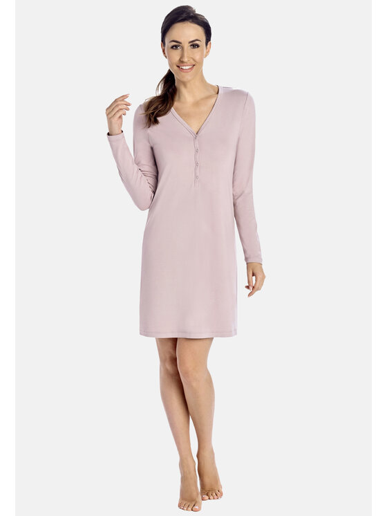 Teyli Teyli Szlafrok 515 Brązowy Standard Fit