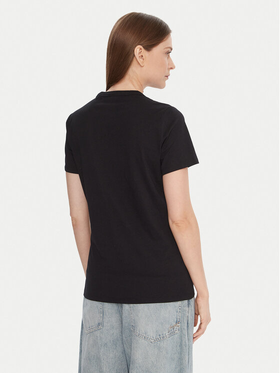 BOSS BOSS Marškinėliai C_Elogo 50551428 Juoda Slim Fit
