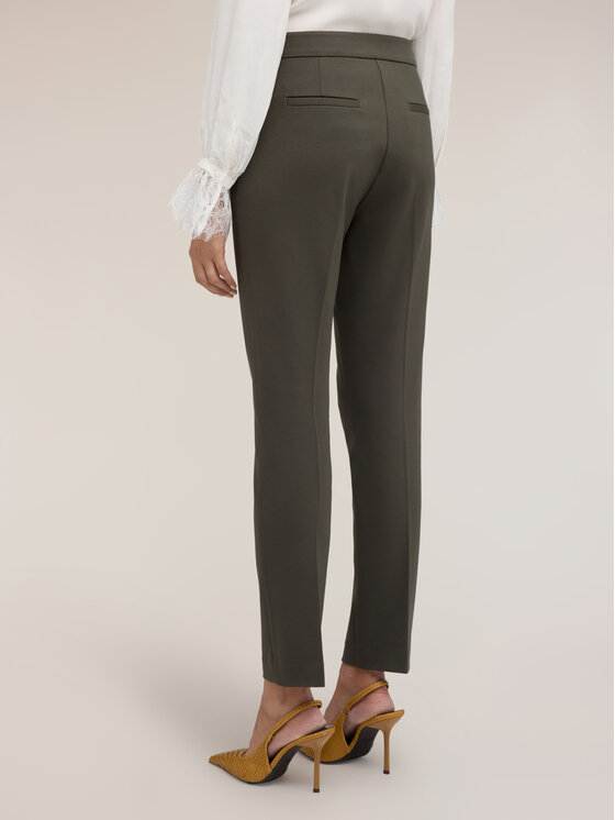 Motivi Motivi Pantaloni di tessuto P08QQ005020N035 Verde Slim Fit