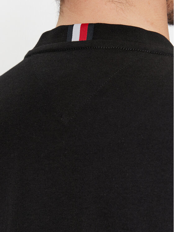 Tommy Hilfiger Tommy Hilfiger T-Shirt Monotype MW0MW33688 Czarny Regular Fit