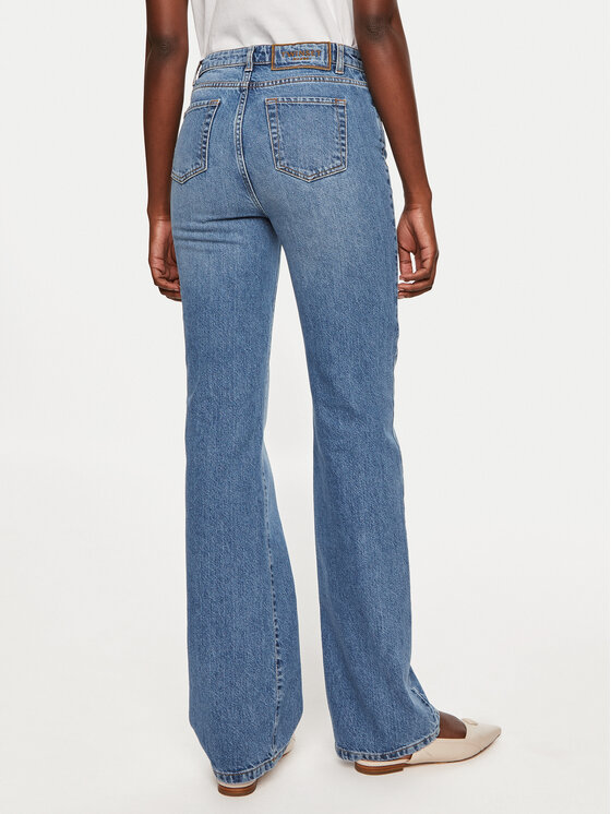 TWINSET TWINSET Jeansy 242TP2563 Niebieski Straight Fit
