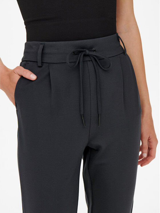 ONLY ONLY Hlače iz tkanine Poptrash 15115847 Mornarsko modra Regular Fit