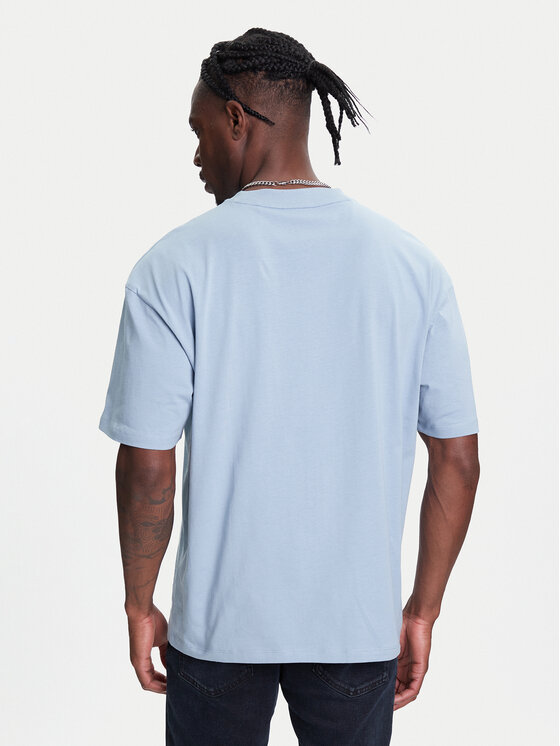HUGO HUGO T-krekls Nesite 50544168 Zils Loose Fit