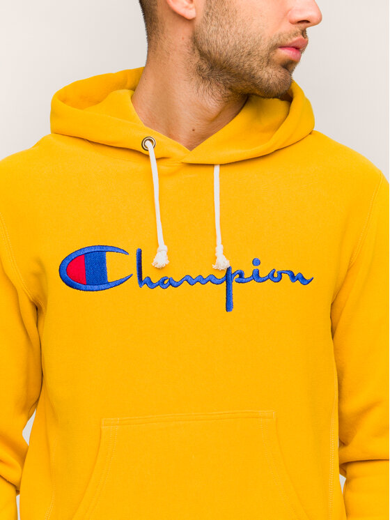 Champion Champion Bluza 212574 Żółty Regular Fit