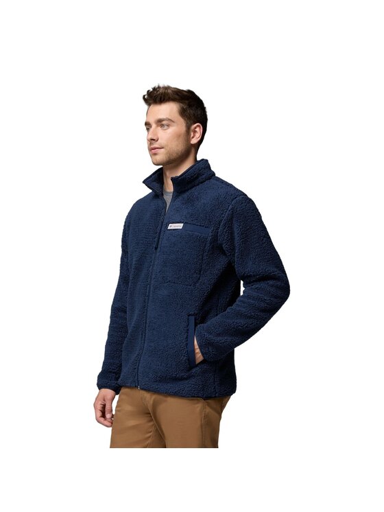Columbia Columbia Polar Rugged Ridge High Pile Full Zip 2135481464 Granatowy Regular Fit