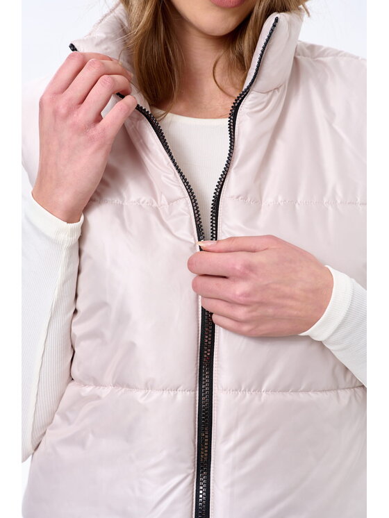 blue shadow blue shadow Bezrękawnik Andromeda Beżowy Regular Fit