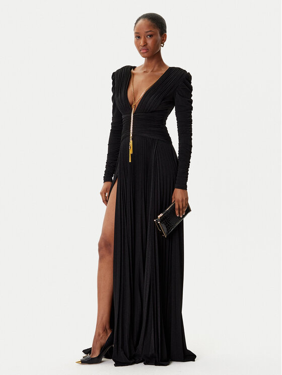 Elisabetta Franchi Elisabetta Franchi Večerní šaty AB-R40-57E2-V850 Černá Regular Fit