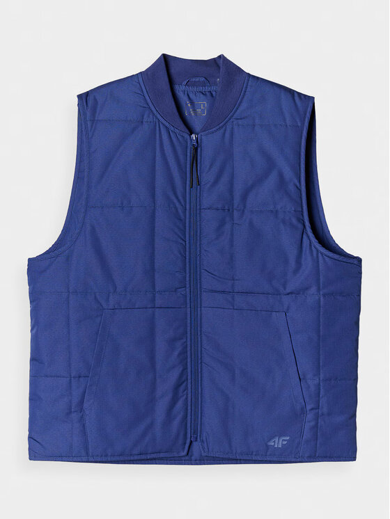 4F 4F Kamizelka 4FRAW24TVESM171-31S Niebieski Regular Fit