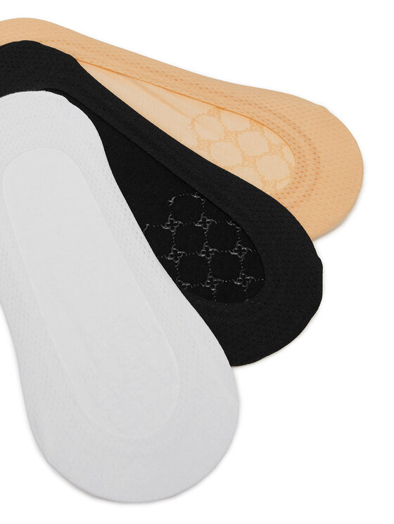 Nine West Nine West Kotníkové ponožky LA_NW_4WB_003_SS25 (3-PACK) MIX Bílá