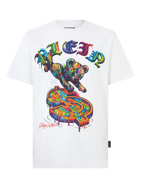 PHILIPP PLEIN PHILIPP PLEIN T-shirt 31107 Bianco Regular Fit
