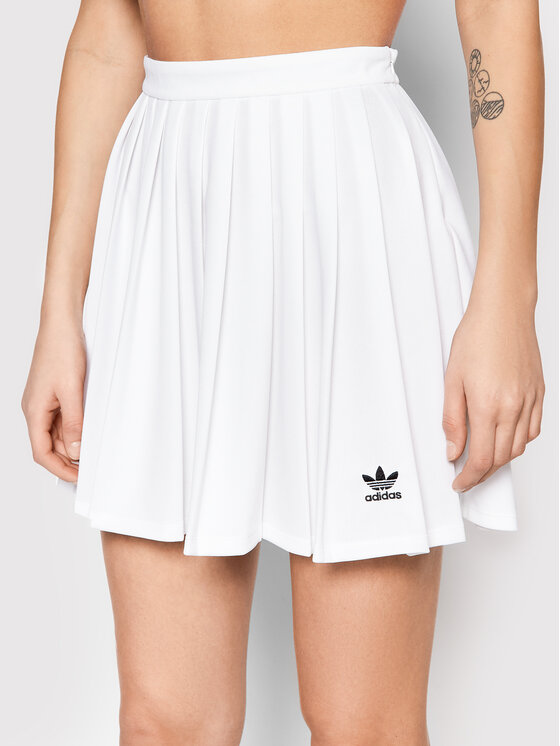 adidas adidas Plisseeseelik HG6305 Valge Regular Fit