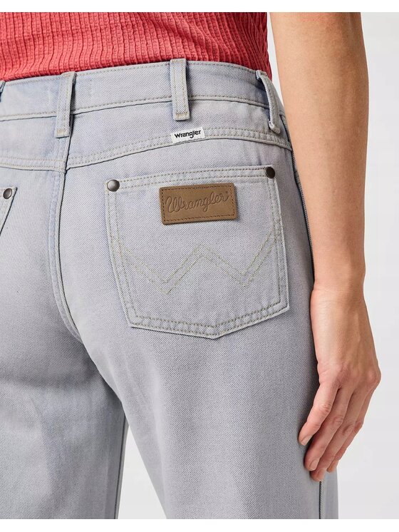 Wrangler Wrangler Jeansy World Wide 661 Szary Basic Fit