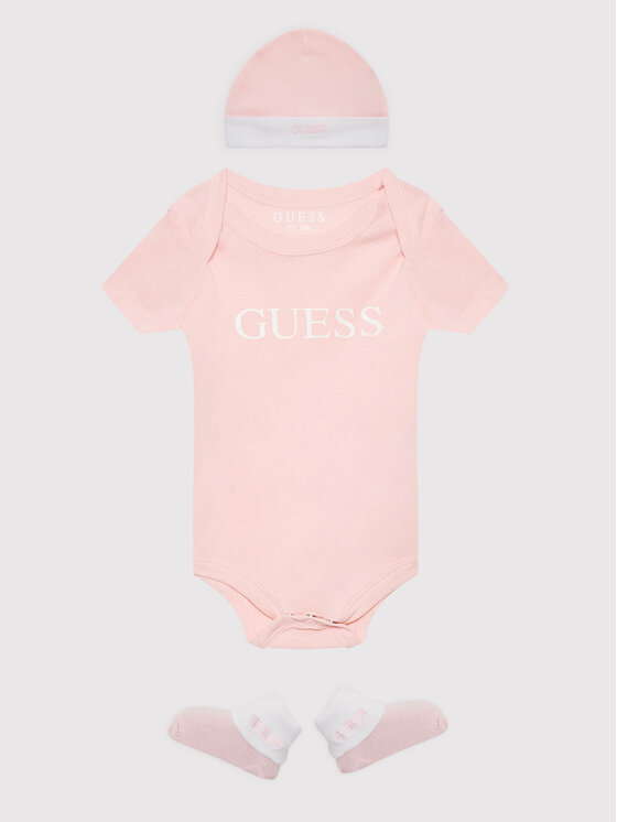 Guess Guess Dječji set H2GW06 KB6A0 Ružičasta Regular Fit