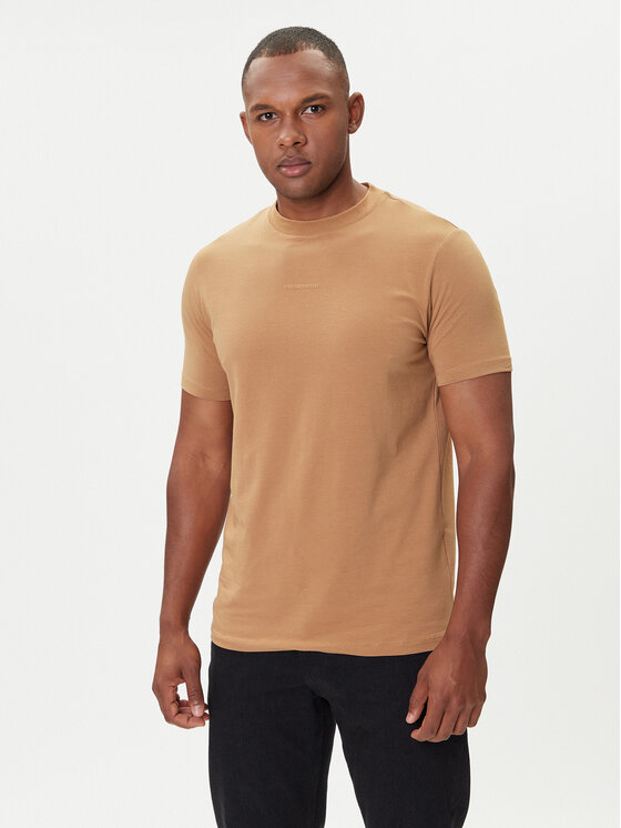 KARL LAGERFELD KARL LAGERFELD T-shirt 755051 554235 Bež Regular Fit
