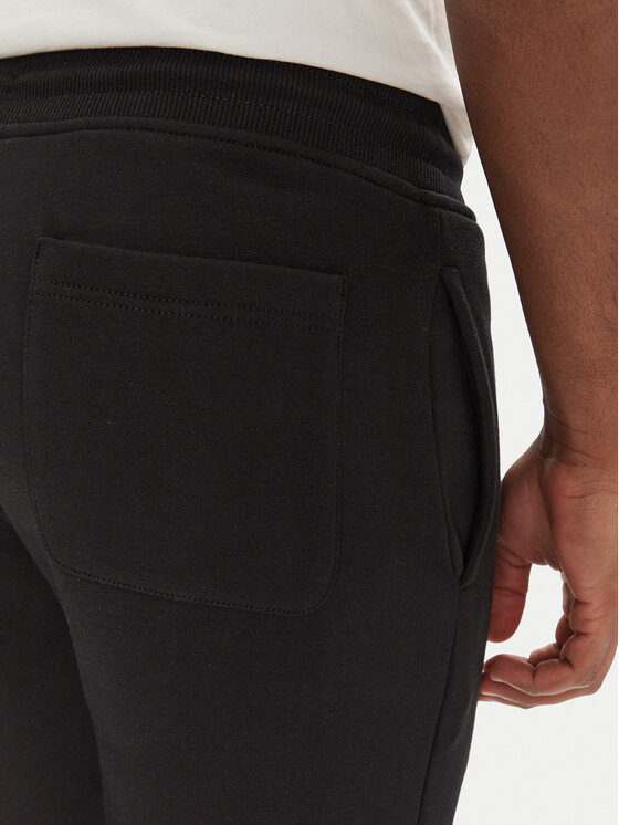 Tommy Jeans Tommy Jeans Pantaloni trening Flag DM0DM20473 Negru Slim Fit