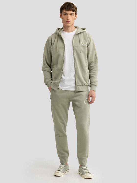 BIG STAR BIG STAR Bluza AJRON_300_170 Zielony Basic Fit