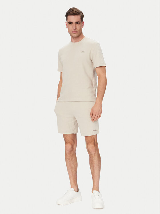 HUGO HUGO T-shirt Austin 50532011 Beige chiaro Regular Fit