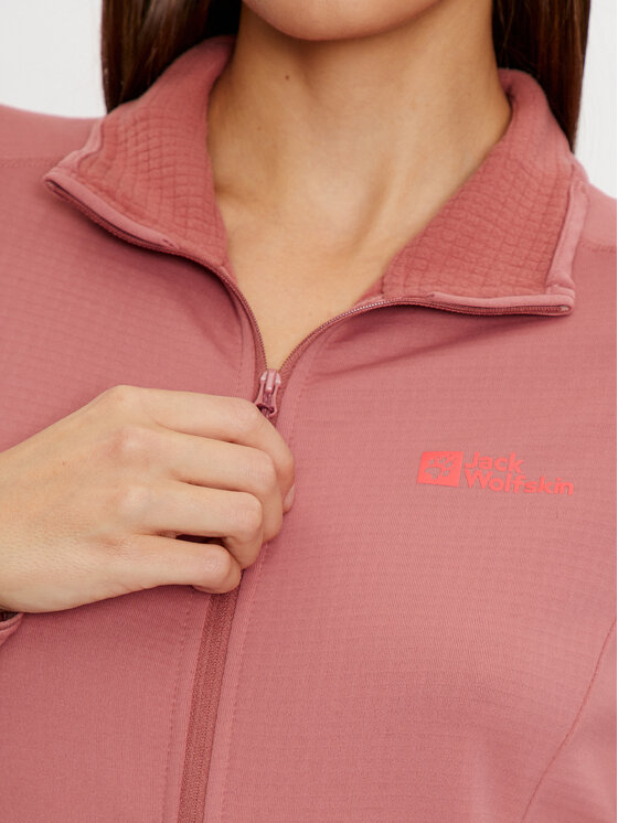 Jack Wolfskin Jack Wolfskin Technikai pulóver Kolbenberg 1710354 Rózsaszín Regular Fit