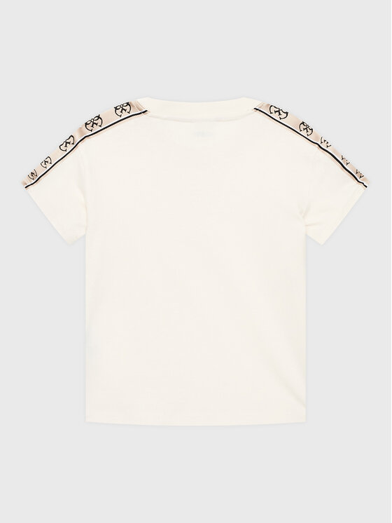Guess Guess Marškinėliai J3RI47 I3Z14 Écru Regular Fit
