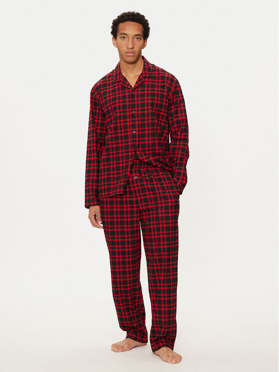 HUGO Hugo Pidžama 50534200 Crvena Relaxed Fit