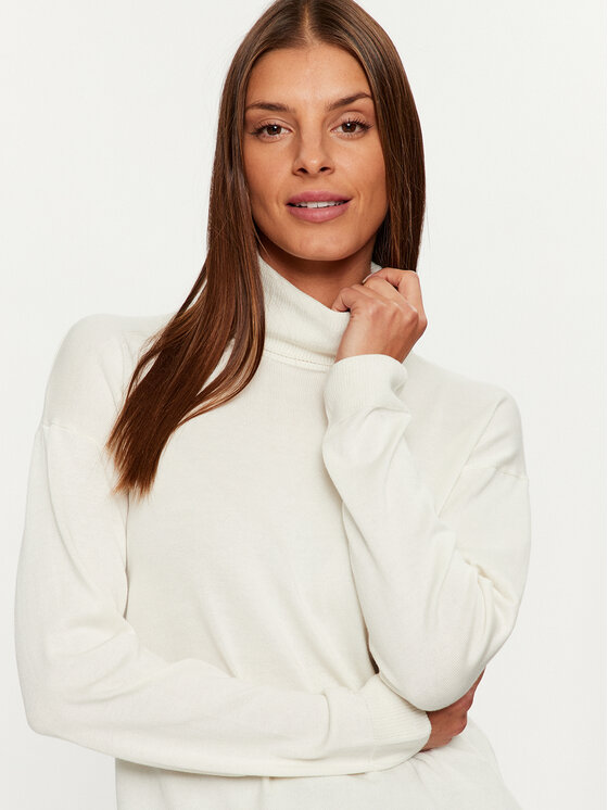 United Colors Of Benetton United Colors Of Benetton Гольф 103CD200R Écru Regular Fit
