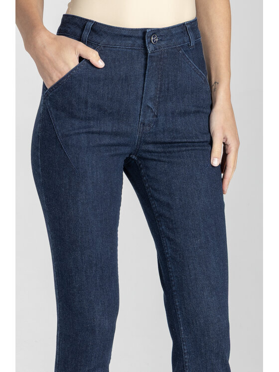 Deni Cler Milano Deni Cler Milano Jeansy W-DC-5270-E5-H5-58-1 Granatowy Slim Fit