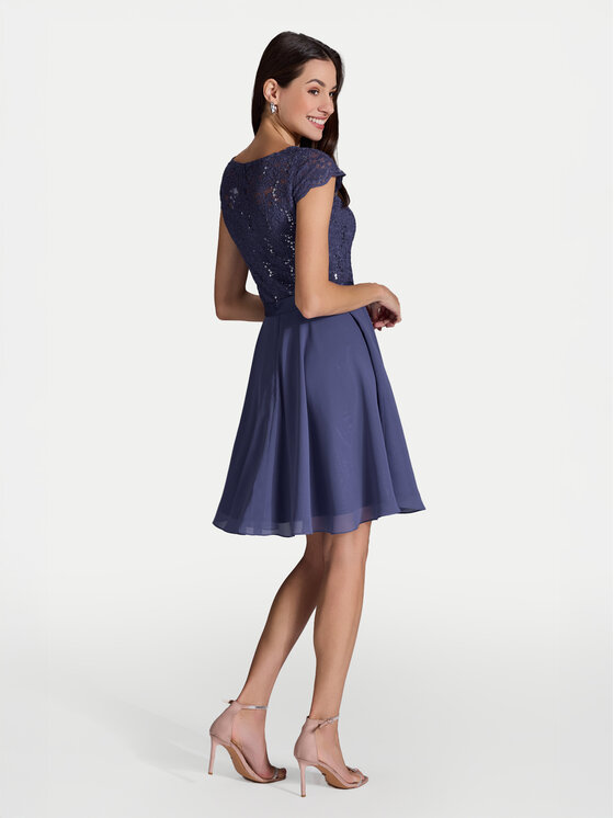 Swing Swing Koktel haljina 77760510 Plava Regular Fit