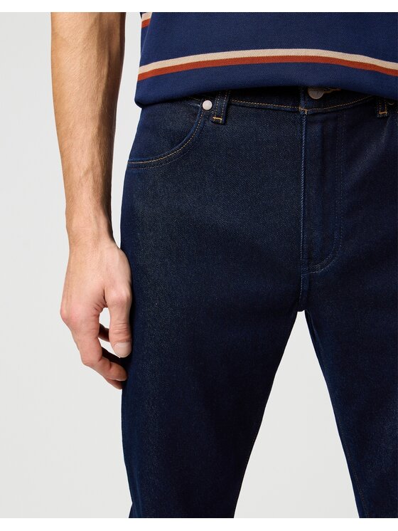 Wrangler Wrangler Jeansy Larston 112362459 Granatowy Slim Fit