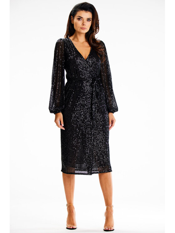 Awama Awama Abito da sera A632 Nero Basic Fit