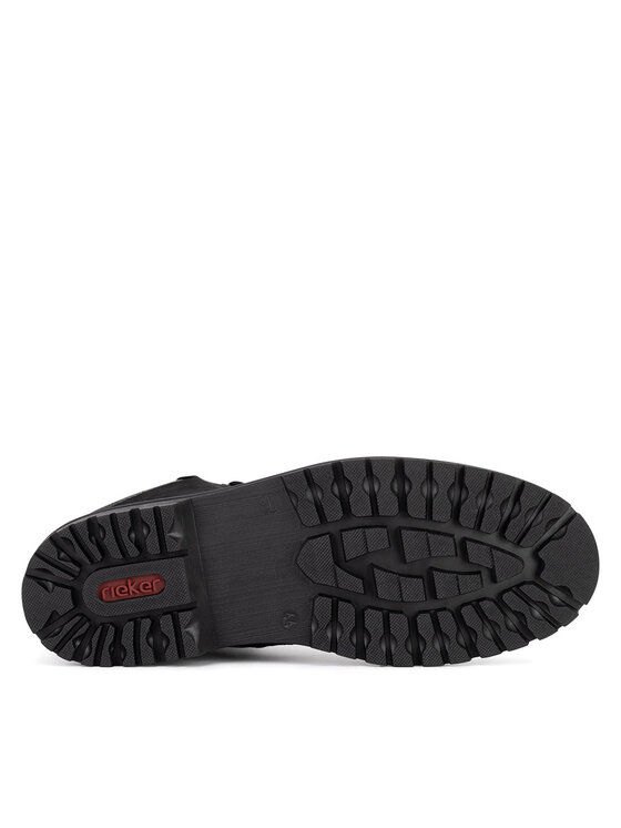 Rieker Rieker Schnürschuhe F3606-00 Schwarz