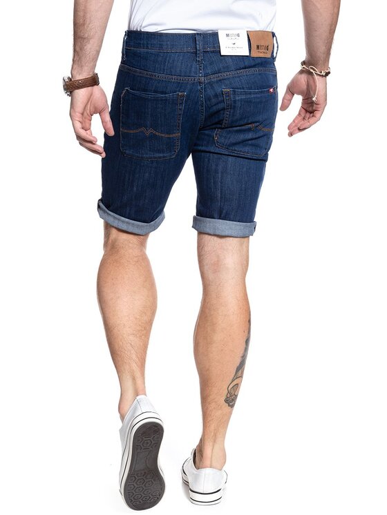 Mustang Mustang Pantaloncini di jeans 5 POCKET SHORT Blu Regular Fit