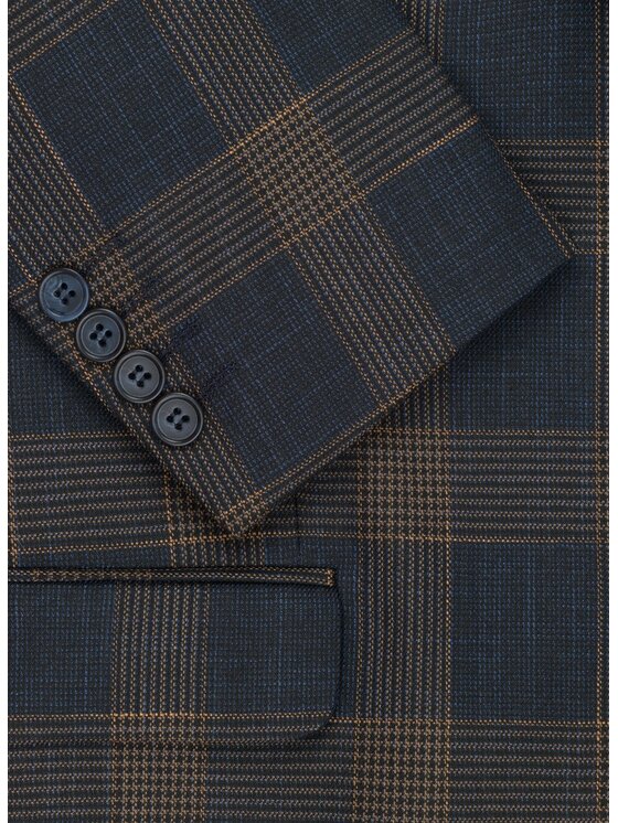 Pako Lorente Pako Lorente Marynarka P26WF-3X-015 Granatowy Slim Fit