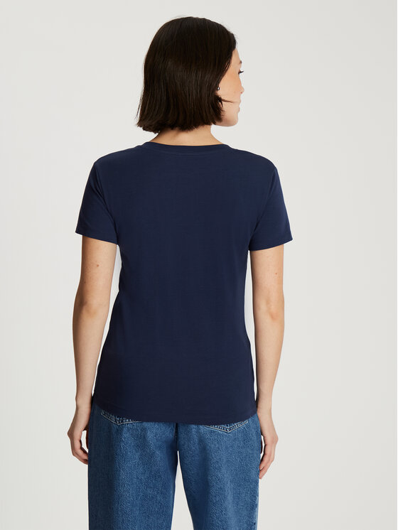 Cross Jeans Cross Jeans T-Shirt 56235-001 Granatowy