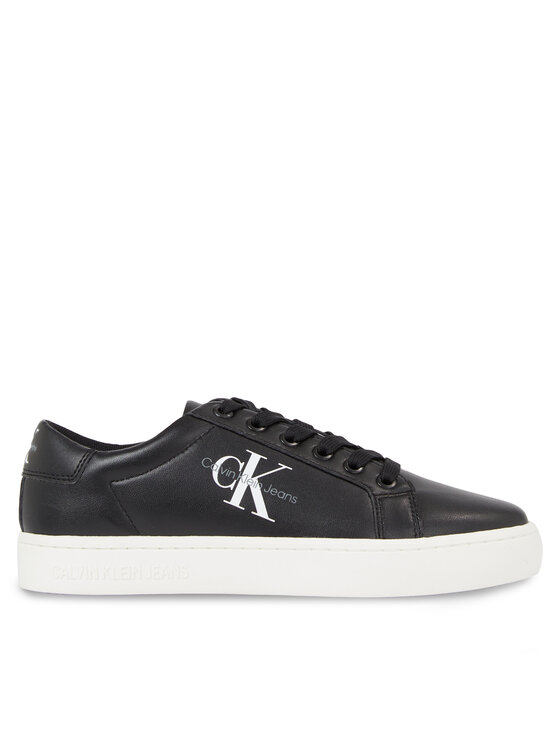 Calvin Klein Jeans Tenisice Classic Cupsole Laceup Lth Wn YW0YW01269 Crna