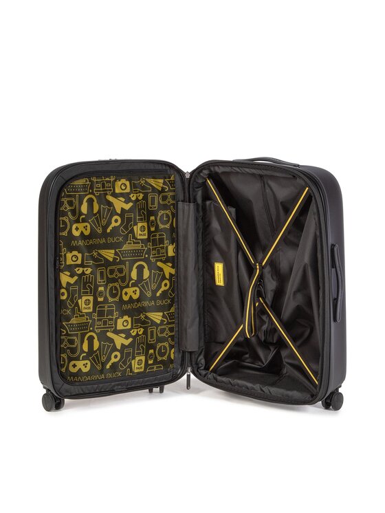 Mandarina Duck Mandarina Duck Valigia media Logoduck + P10SZV32 Nero
