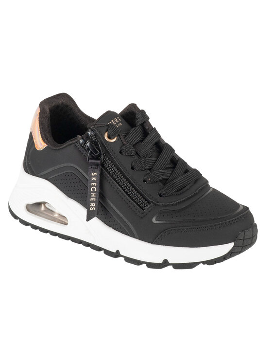 Skechers Skechers Sneakersy Uno Gen1 - Zip And Stride Czarny