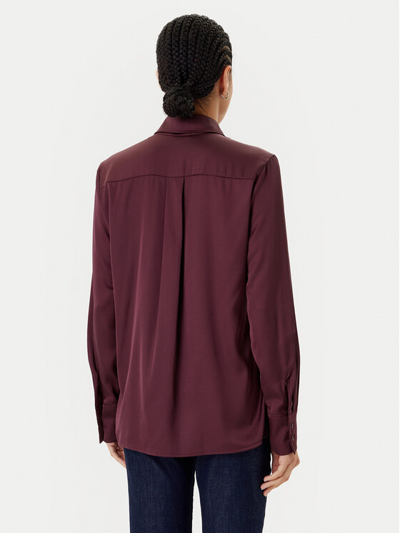 Guess Guess Cămașă A114 Vișiniu Regular Fit