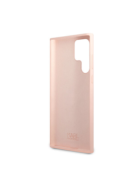 KARL LAGERFELD KARL LAGERFELD Etui na telefon Silicone Ikonik Różowe złocenie