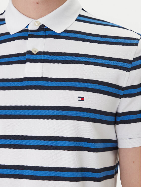 Tommy Hilfiger Tommy Hilfiger Pólóing 1985 MW0MW17770 Kék Regular Fit