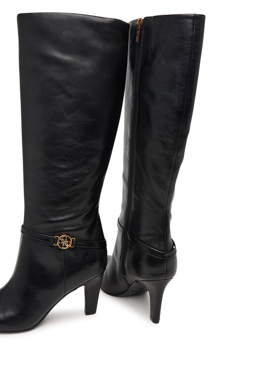 Guess Guess Kozačky FLFOAT LEA11 Černá
