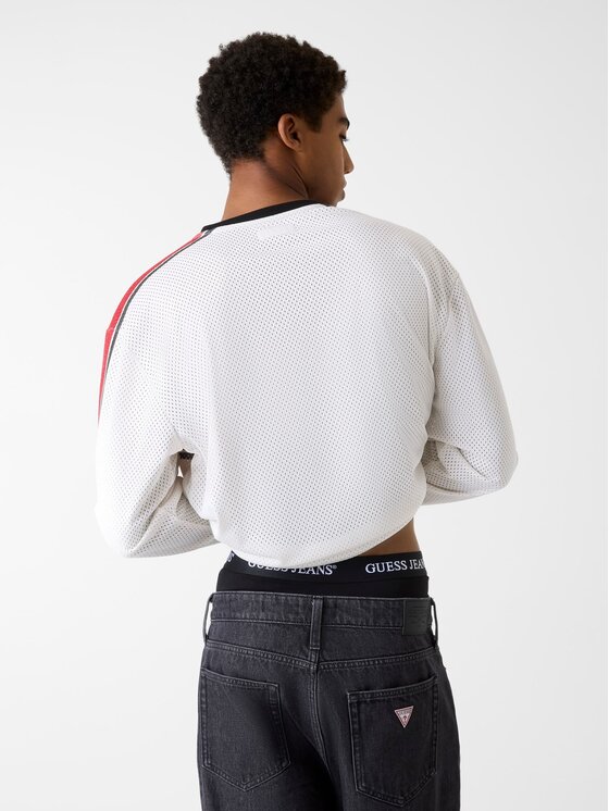Guess Jeans Guess Jeans T-Shirt 180693 Bílá Classic Fit
