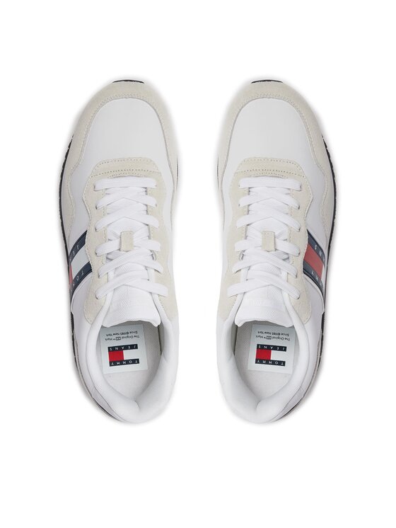 Tommy Jeans Tommy Jeans Laisvalaikio batai Tjm Modern Runner EM0EM01316 Balta