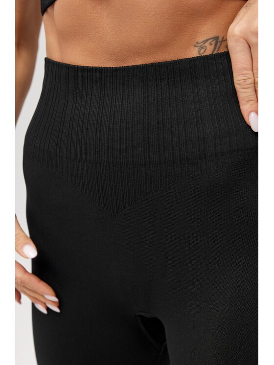 ROUGH RADICAL ROUGH RADICAL Legginsy SEAMLESS LINEA Czarny Slim Fit